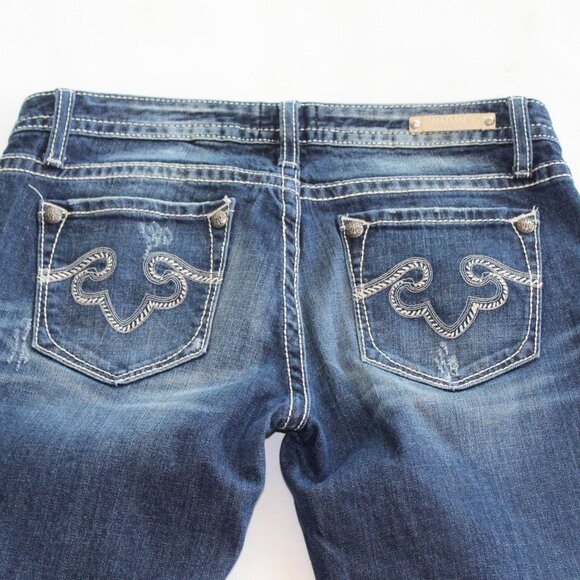 Berock for Express Boot Cut Jeans Women Size 8 R - Picture 3 of 7